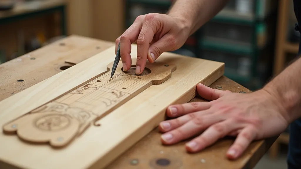 Cutting headstock with jigsaw