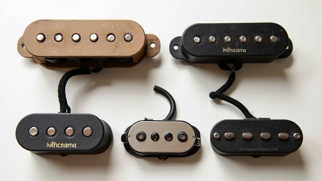 Various guitar pickups