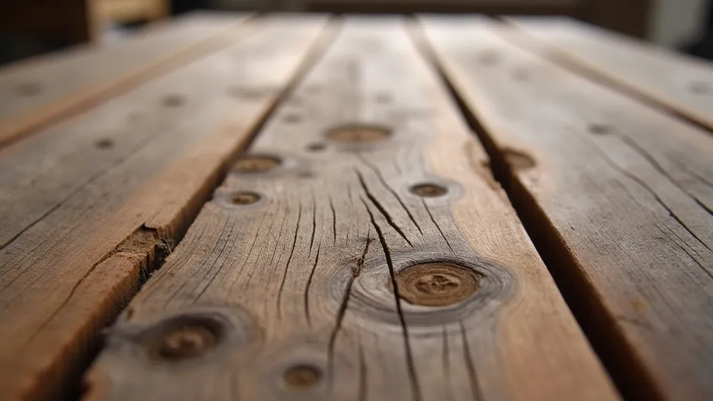 Weathered Mahogany Planks