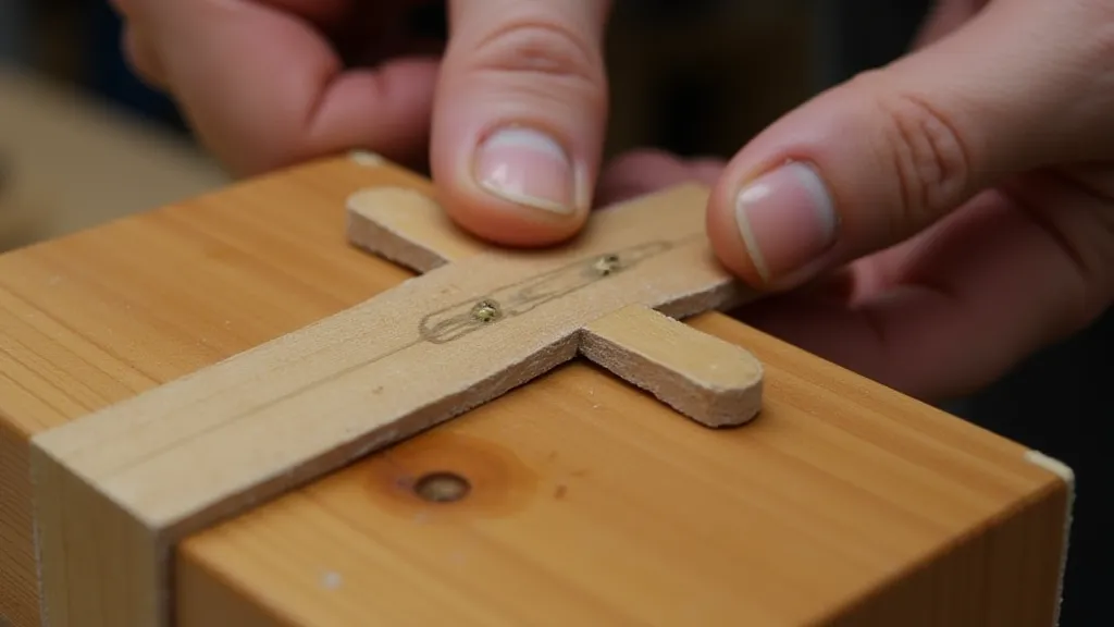 Inserting wood shims alongside the truss rod