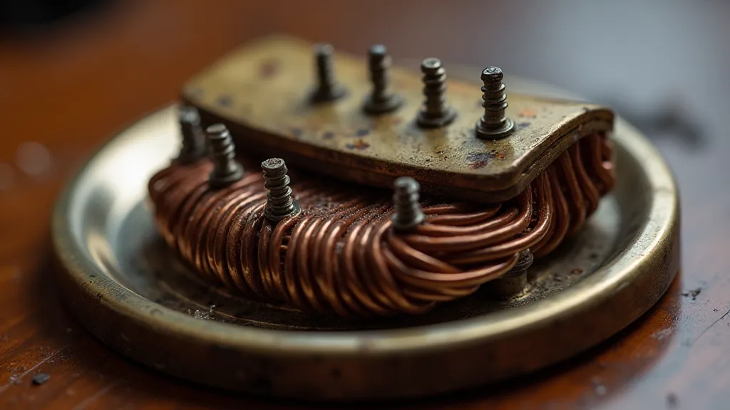 Single coil pickup close-up