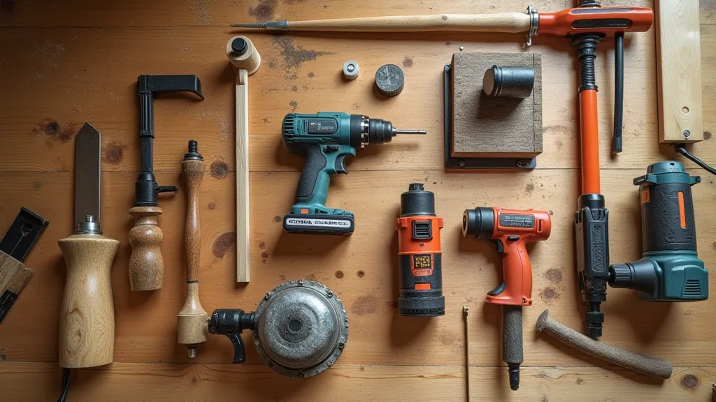 Guitar building tools.
